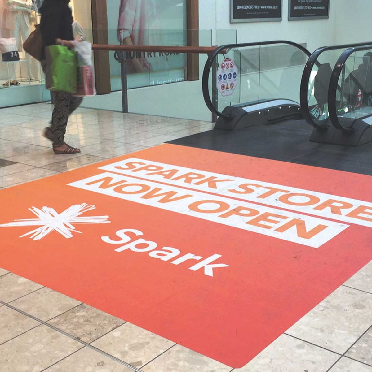 Adhesivo publicitario medida personalizable