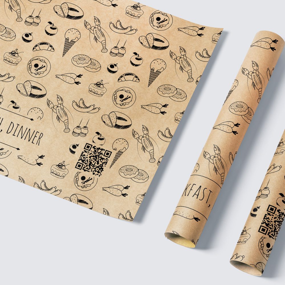 Individuales en papel kraft